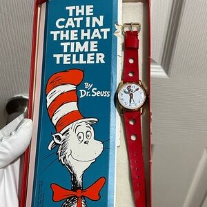 1972s Dr. Seuss Red Cat in the Hat Time Teller 29.3mm Ladies Watch Swiss Made